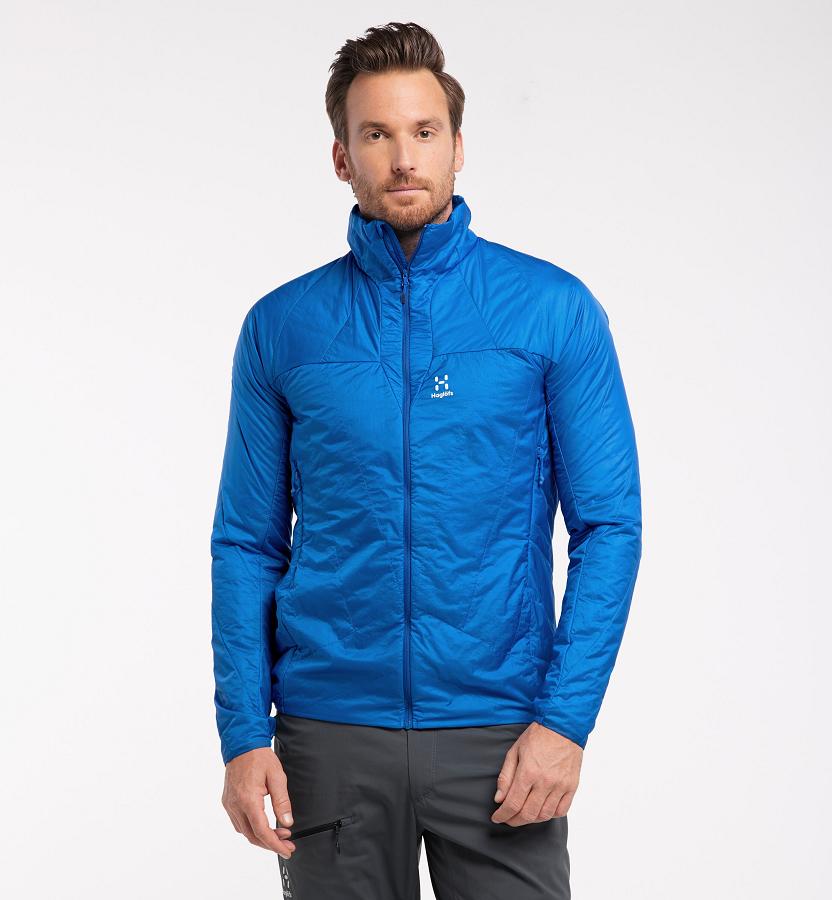 Haglöfs Mens L.I.M Barrier Down Jacket Blue New Zealand 43759HKNL